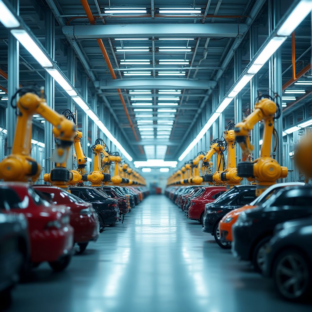 Planta industrial automotriz en Argentina